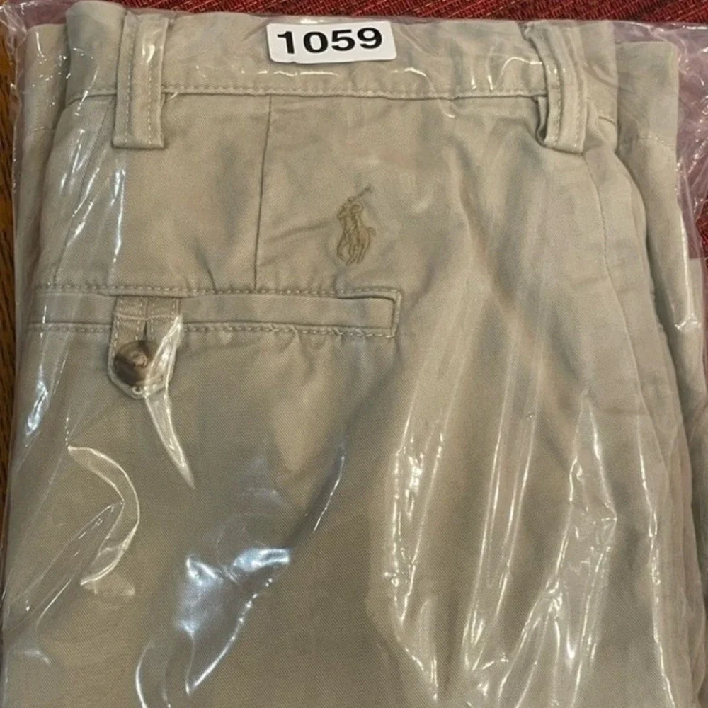 POLO‎ Ralph Lauren Shorts Size 40 Classic Fit Khaki Chino Stretch Mens *READ*